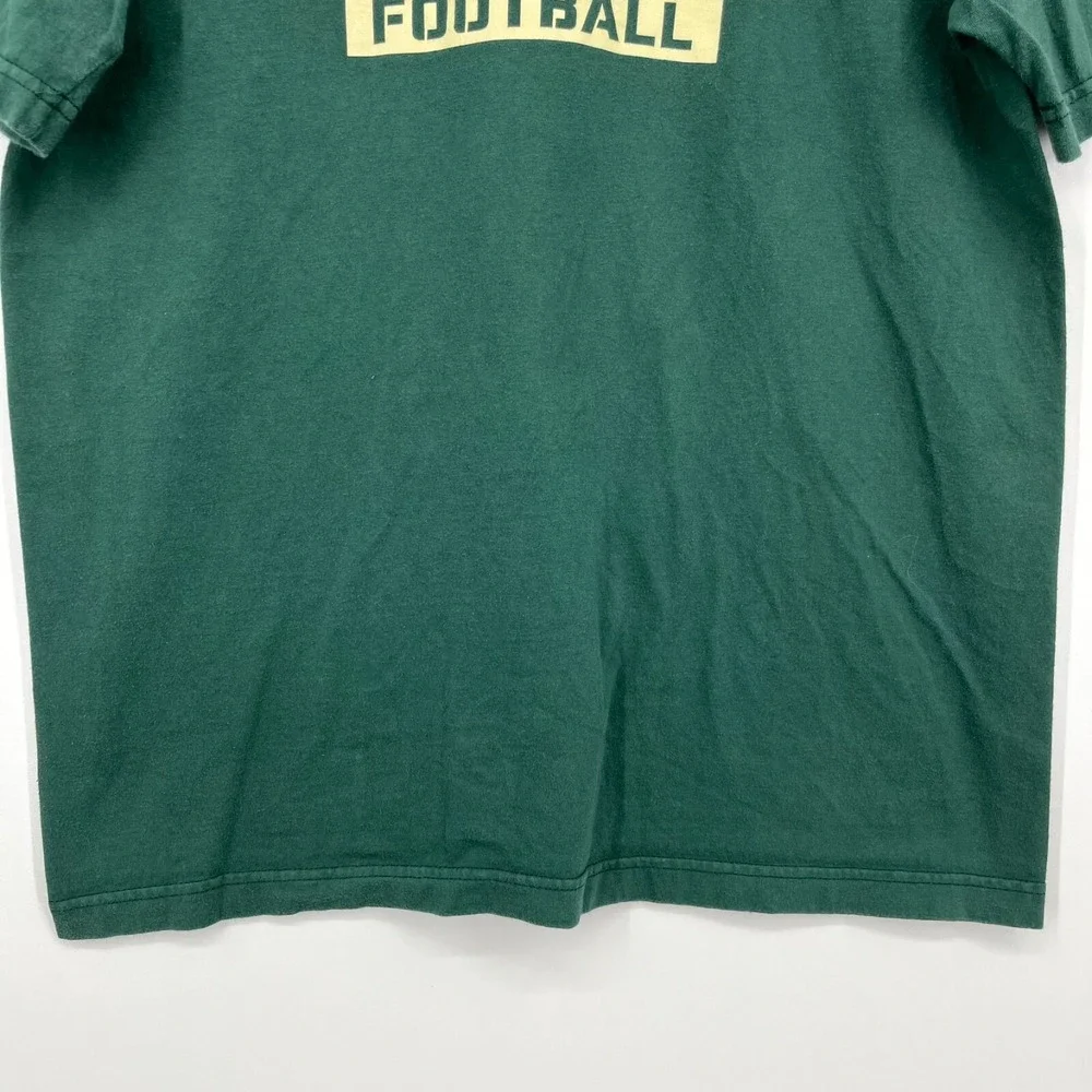 Nike Baylor University Bears Football Mens T-Shirt Green Gold Medium